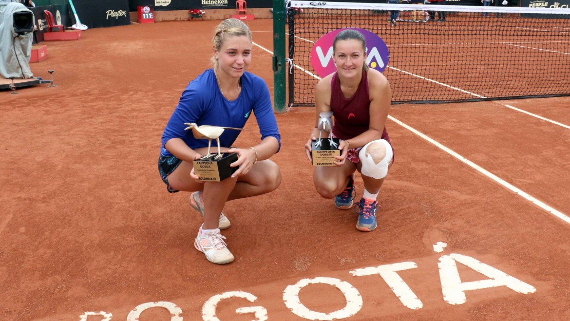 Jakupovic y Khromacheva, campeonas en dobles del Claro Open Colsanitas