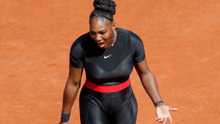 Roland Garros: Serena Williams se retiró y Maria Sharapova avanzó a cuartos de final