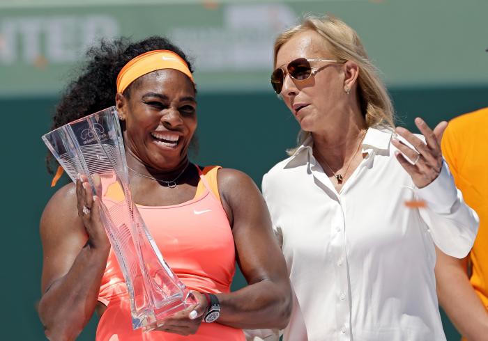 Martina Navratilova: Serena no tenía razón para protestarle al árbitro