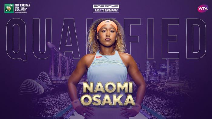 Naomi Osaka dirá presente en las Finales de la WTA en Singapur