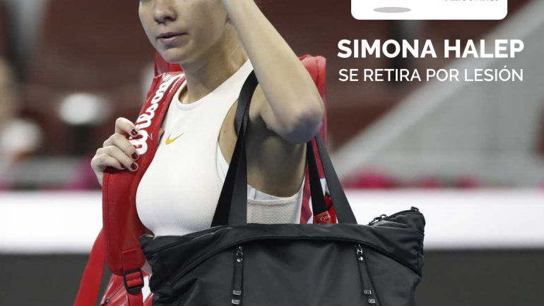 La N.1 del mundo Simona Halep abandona por lesión en Abierto de China