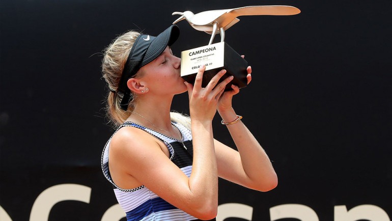 Anisimova, la nueva perla del tenis, que ganó el WTA de Bogotá
