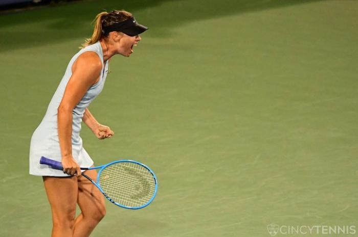 WTA Cincinnati: Maria Sharapova al fin cortó su mala racha