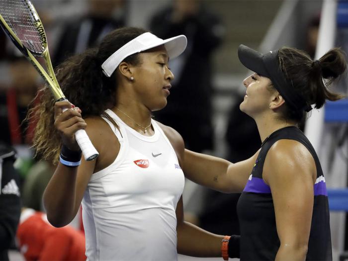 WTA Beijing: Naomi Osaka le pone el freno a la enrachada Andreescu