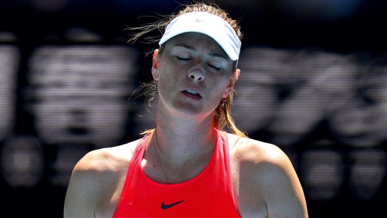 Sharapova descenderá hasta el puesto 366 del ranking