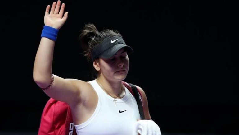 Bianca Andreescu envía una triste noticia antes del Abierto de Australia
