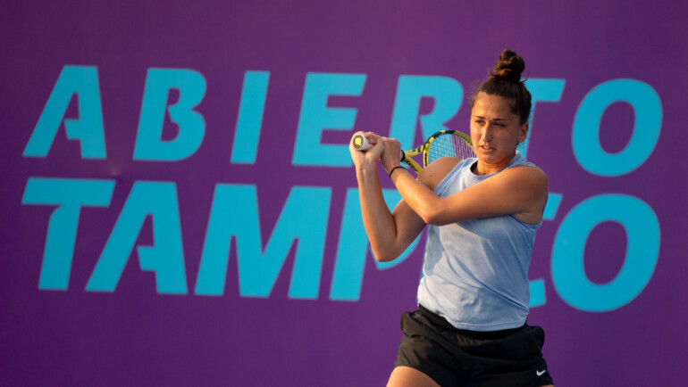 Emina Bektas se impone a Renata Zarazúa con un marcador de 6-2, 6-4 en el Abierto de Tampico