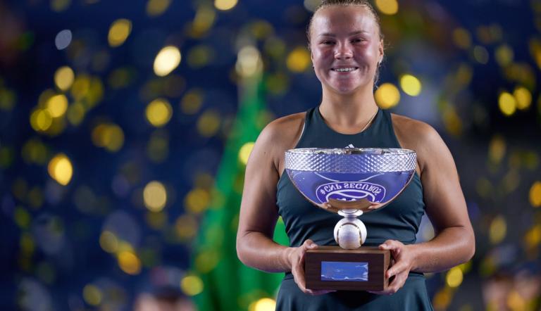 Diana Shnaider se consagra campeona del Abierto Monterrey